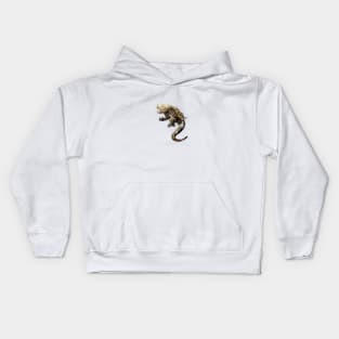 Merlin Crrested Gecko Kids Hoodie